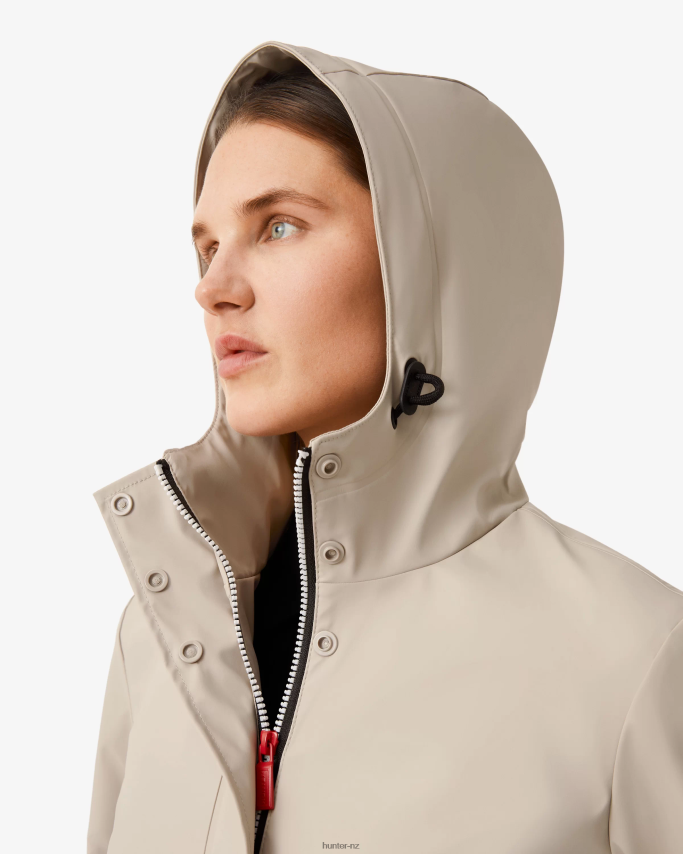 JP0D4D333 Lightweight Waterproof Rain Jacket Hunter Women