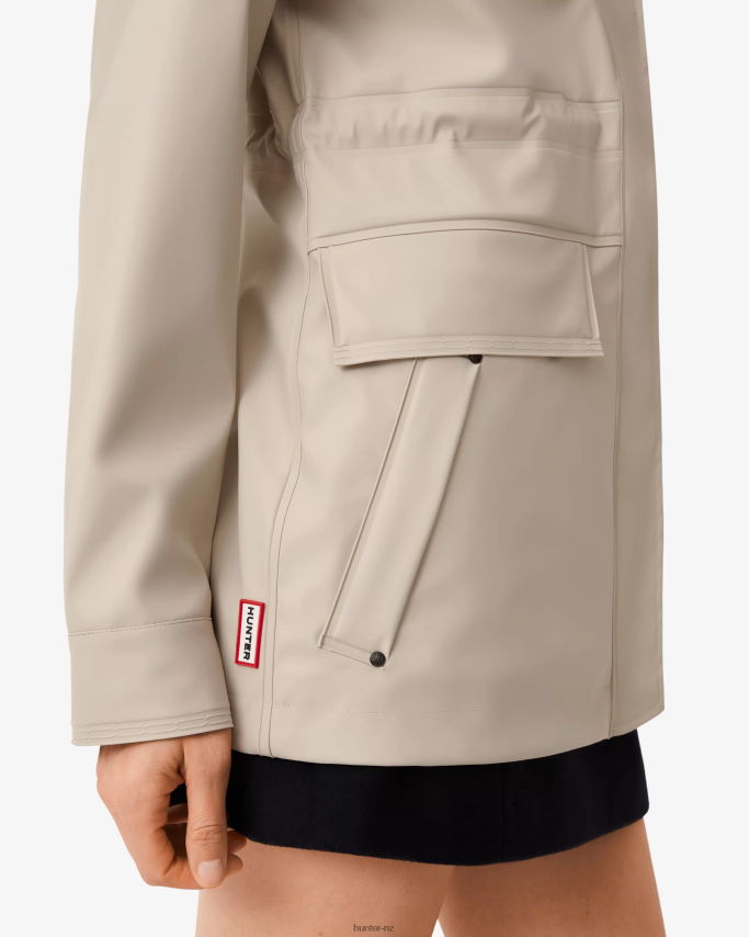 JP0D4D333 Lightweight Waterproof Rain Jacket Hunter Women