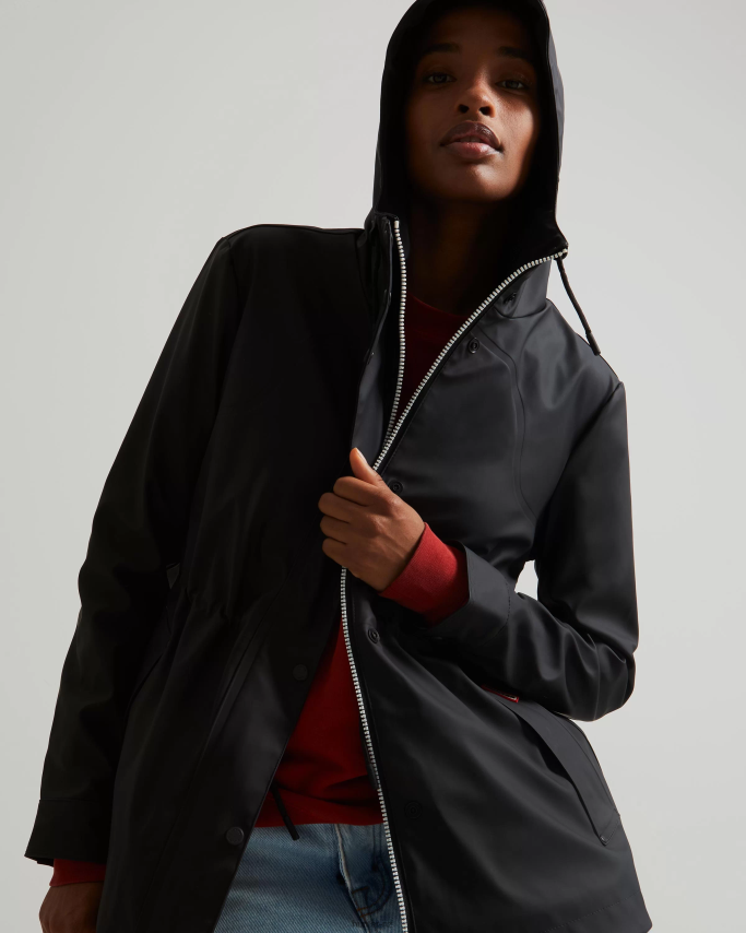 JP0D4D335 Lightweight Waterproof Jacket Hunter Women