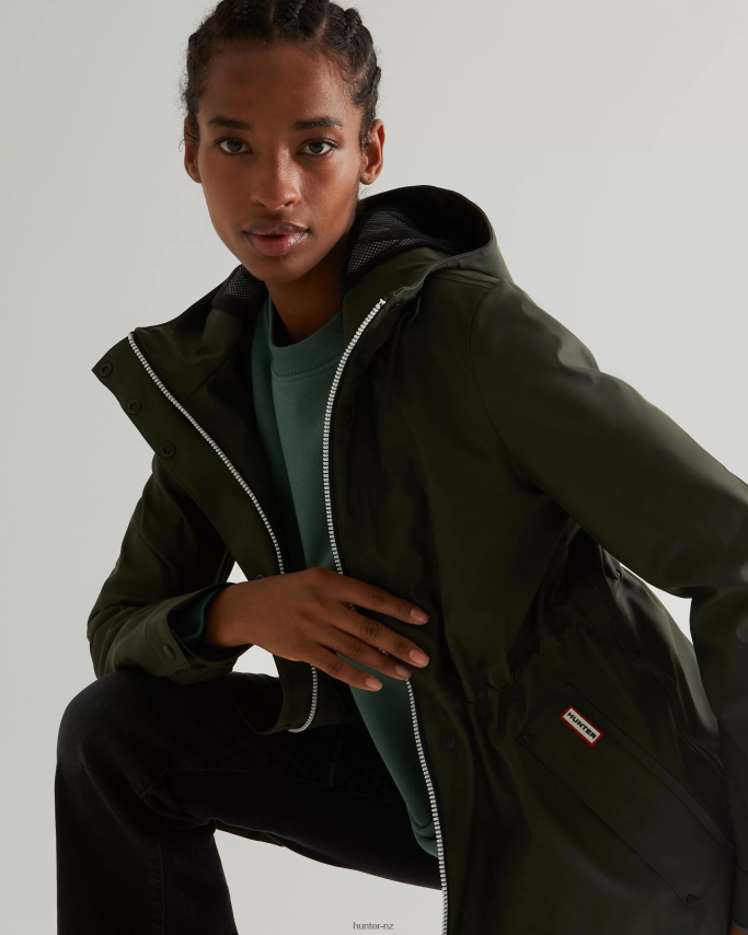 JP0D4D336 Lightweight Waterproof Jacket Hunter Women