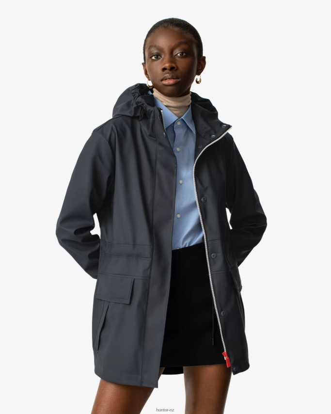 JP0D4D337 Lightweight Waterproof Rain Jacket Hunter Women