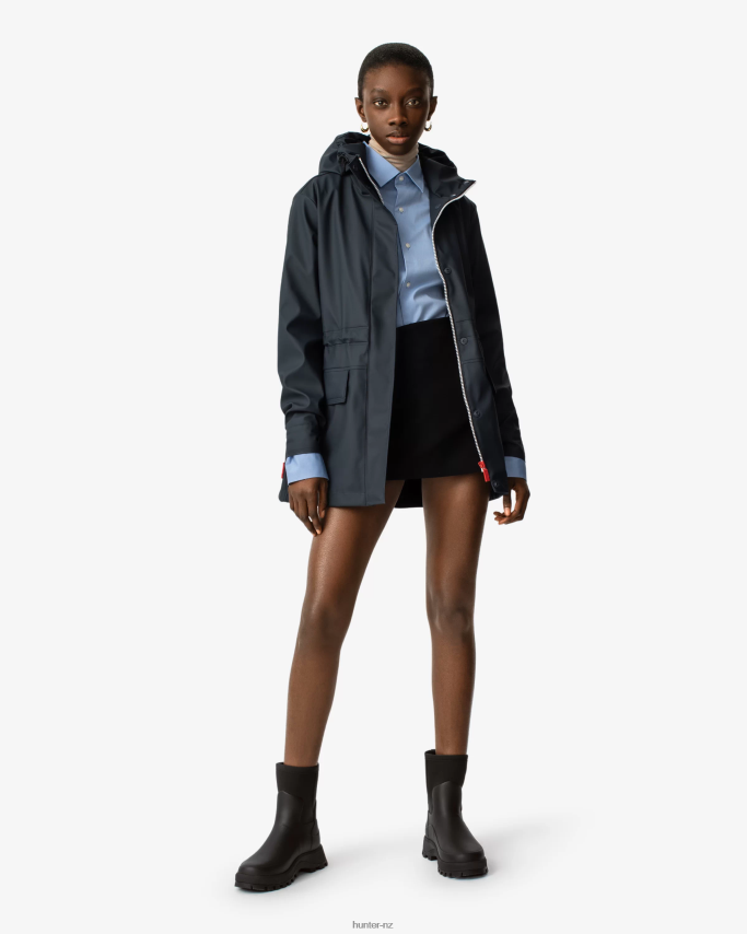 JP0D4D337 Lightweight Waterproof Rain Jacket Hunter Women