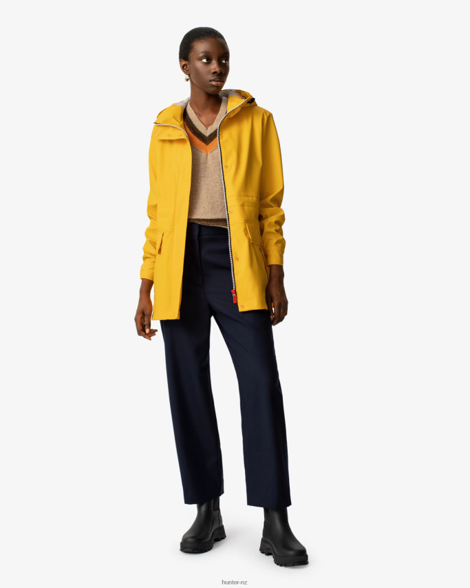 JP0D4D338 Lightweight Waterproof Rain Jacket Hunter Women