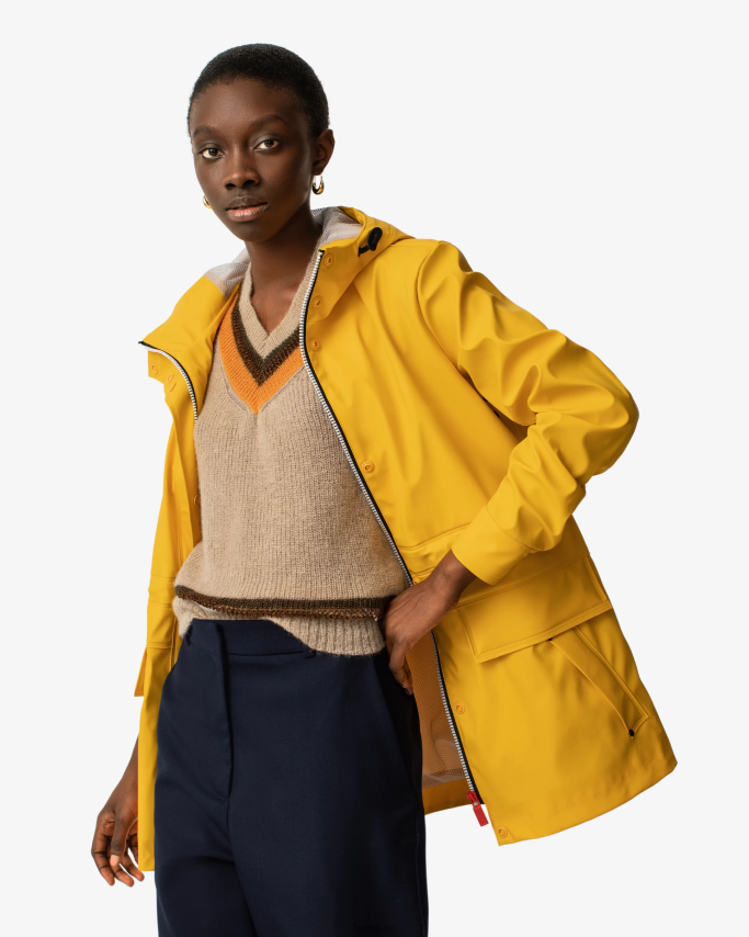 JP0D4D338 Lightweight Waterproof Rain Jacket Hunter Women