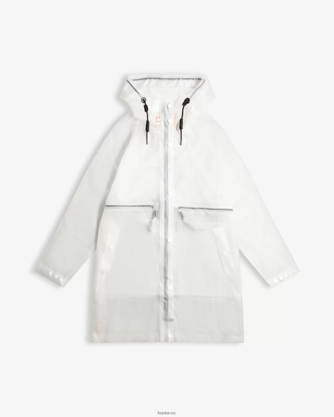 JP0D4D340 Play Transparent Vinyl Waterproof Parka Hunter Women