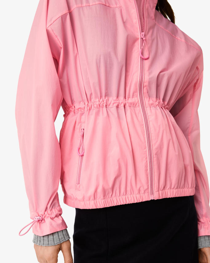 JP0D4D343 Travel Recycled Nylon Shell Jacket Hunter Women