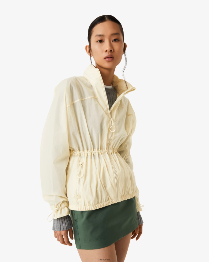 JP0D4D344 Travel Recycled Nylon Shell Jacket Hunter Women