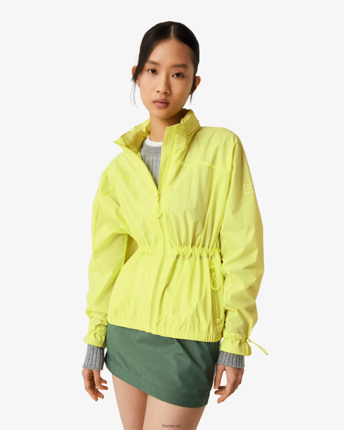 JP0D4D345 Travel Recycled Nylon Shell Jacket Hunter Women
