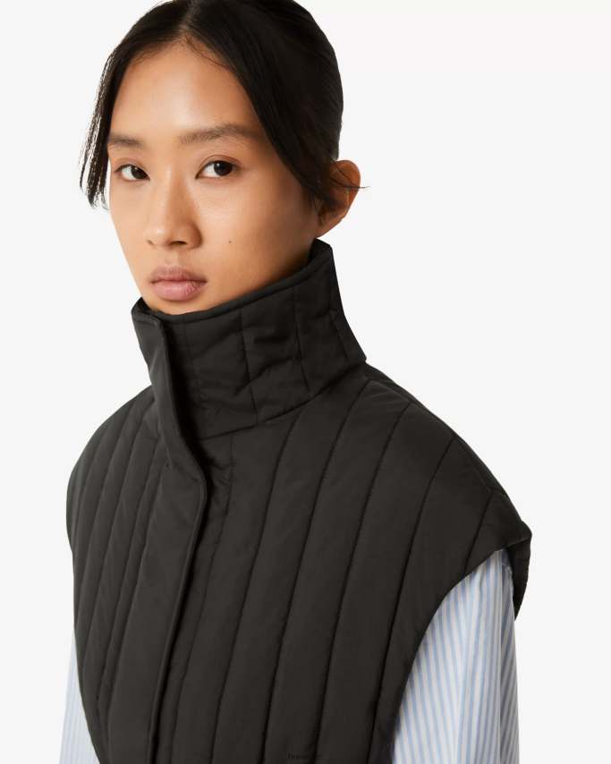 JP0D4D346 Explorer Recycled Nylon Quilted Vest Hunter Women