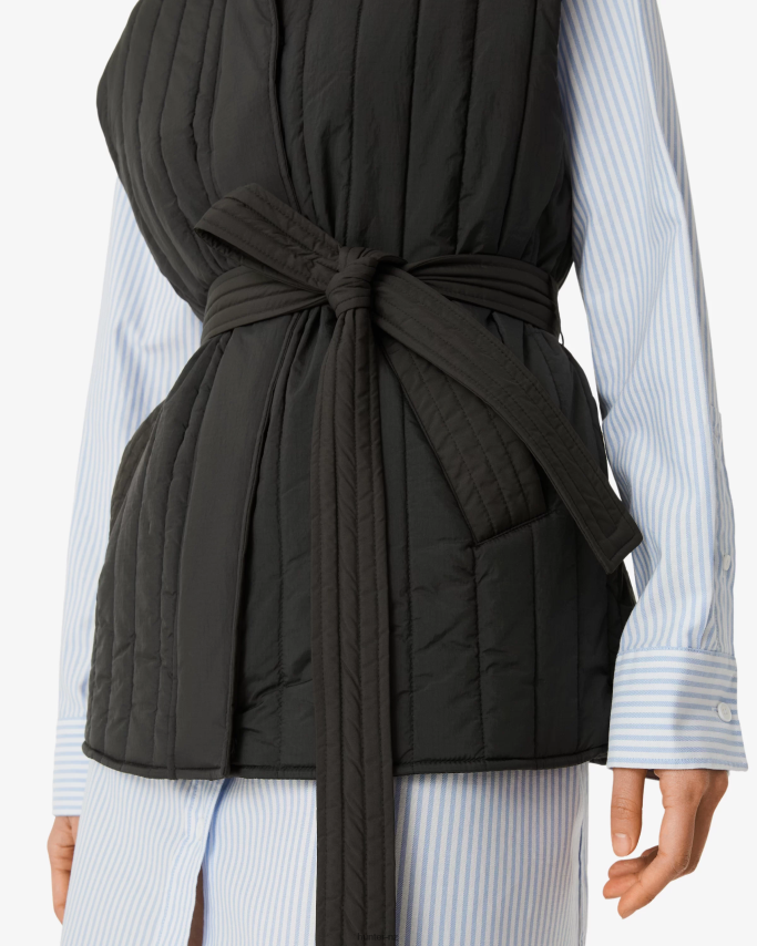 JP0D4D346 Explorer Recycled Nylon Quilted Vest Hunter Women