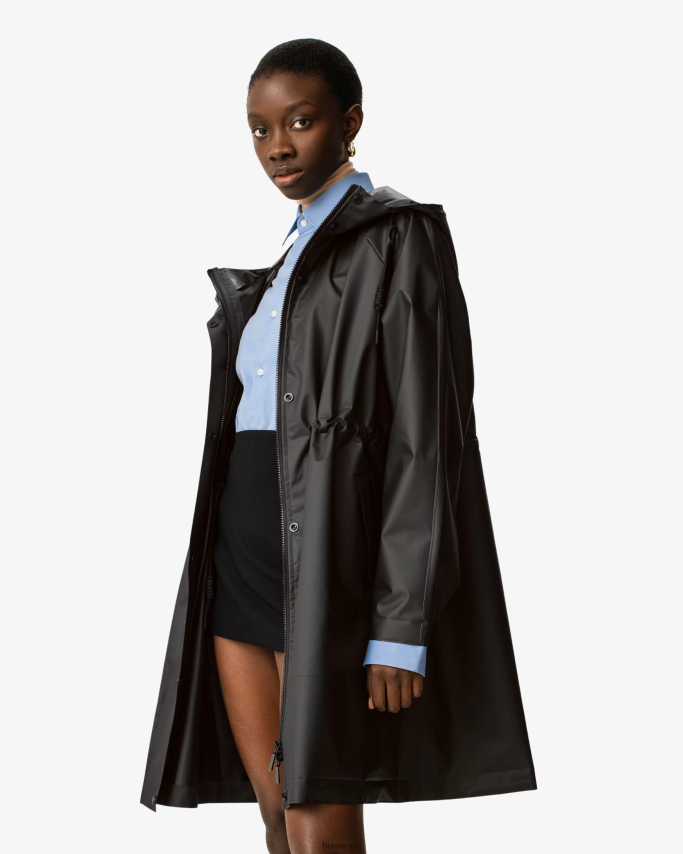 JP0D4D351 Play Transparent Vinyl Waterproof Parka Hunter Women