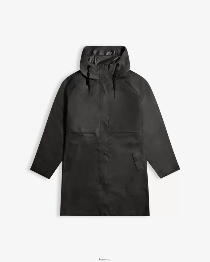 JP0D4D351 Play Transparent Vinyl Waterproof Parka Hunter Women