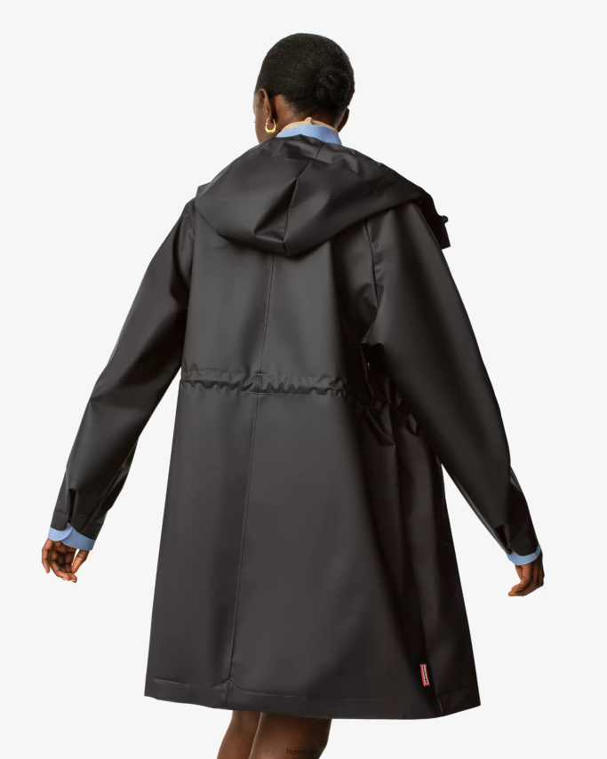 JP0D4D351 Play Transparent Vinyl Waterproof Parka Hunter Women