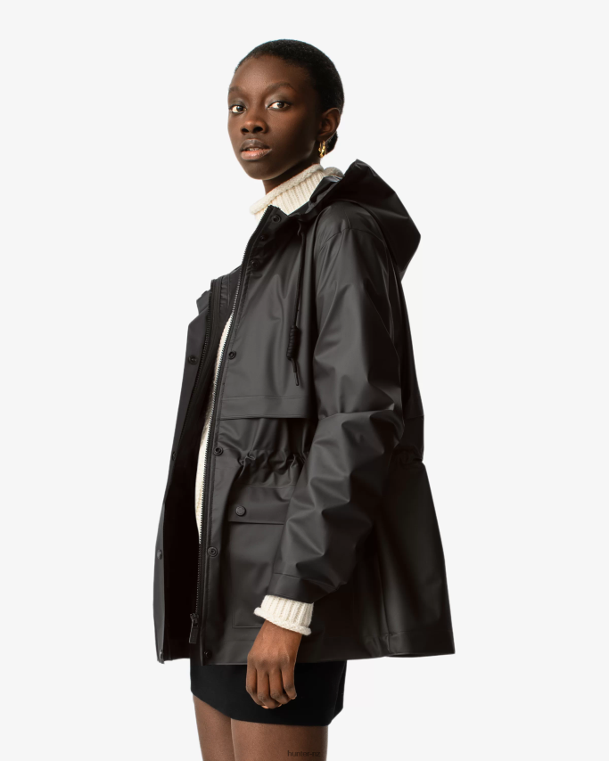 JP0D4D353 Play Transparent Vinyl Waterproof Jacket Hunter Women