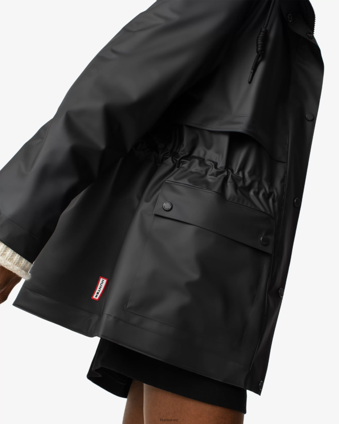 JP0D4D353 Play Transparent Vinyl Waterproof Jacket Hunter Women