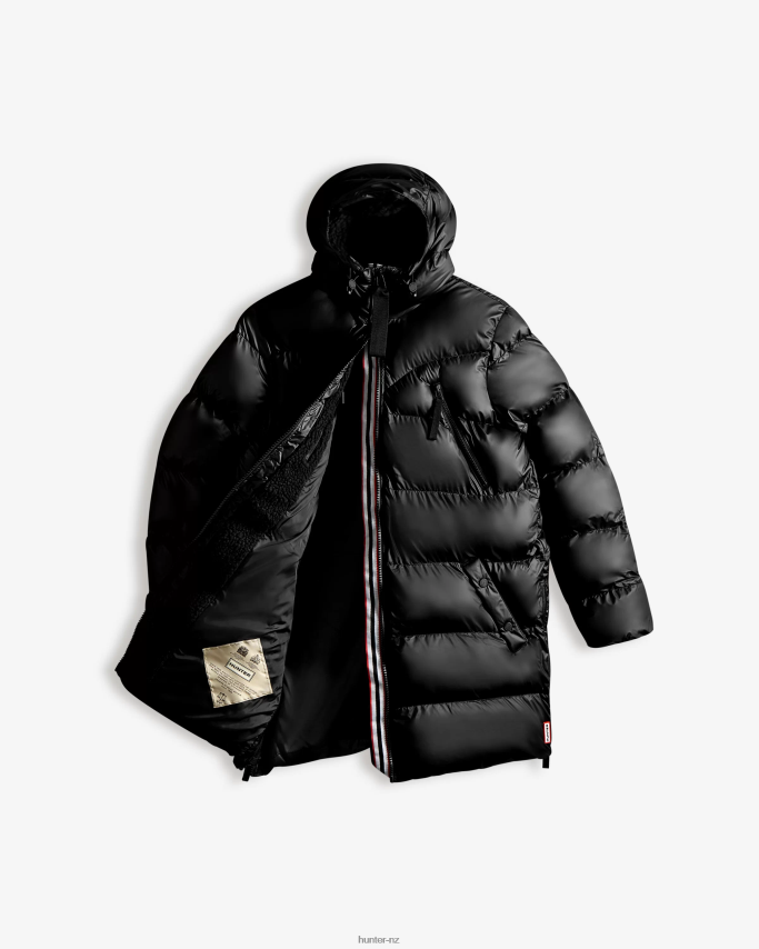 JP0D4D355 Insulated Rubberized Puffer Jacket Hunter Women