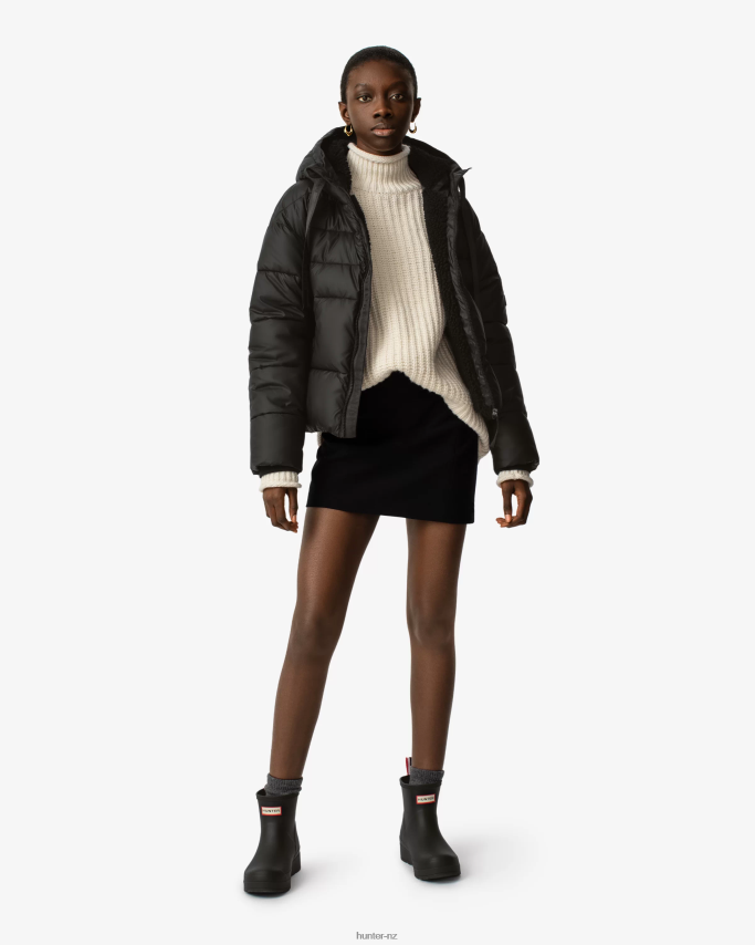 JP0D4D360 Intrepid Insulated Short Puffer Jacket Hunter Women