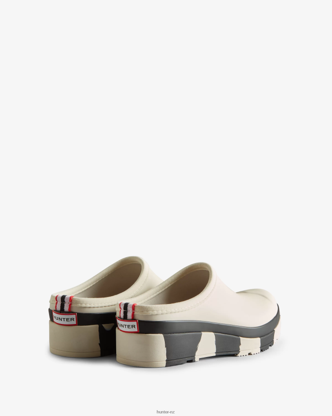 JP0D4D250 PLAY Striped Sole Clogs Hunter Women