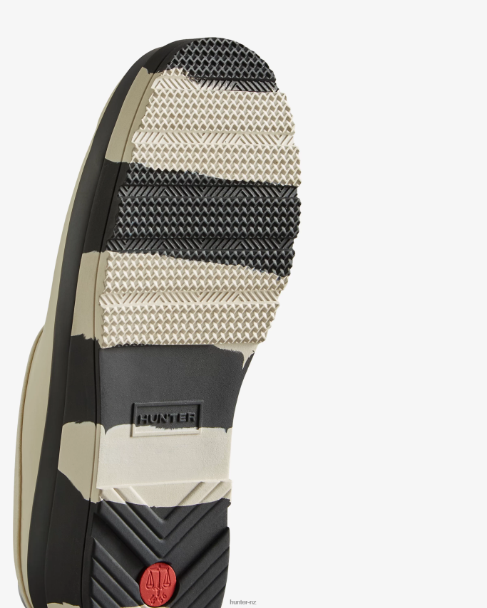 JP0D4D250 PLAY Striped Sole Clogs Hunter Women