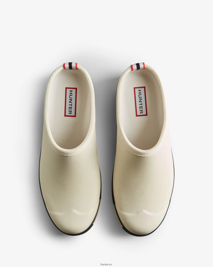 JP0D4D250 PLAY Striped Sole Clogs Hunter Women