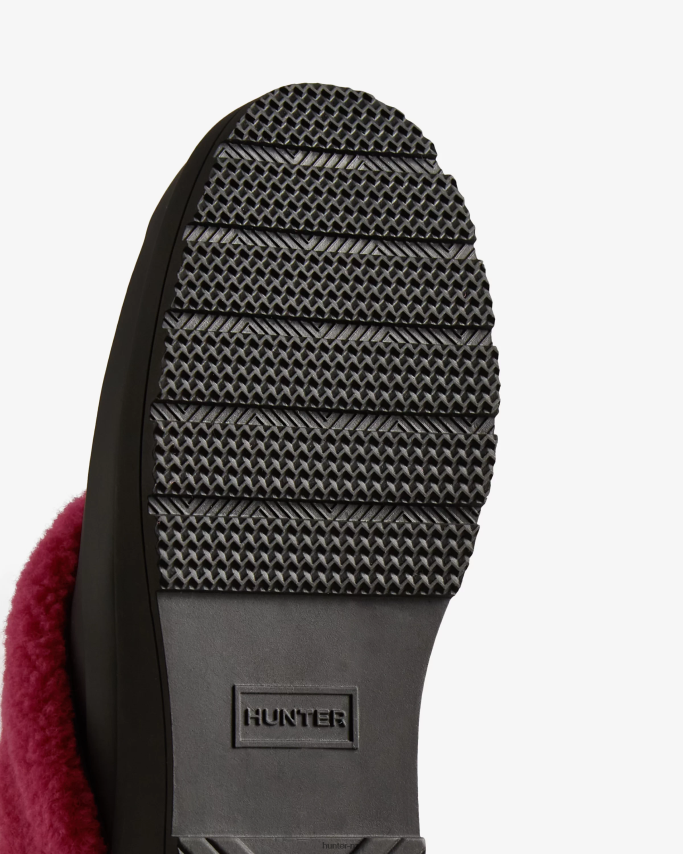 JP0D4D259 Play Vegan Shearling Insulated Clogs Hunter Women