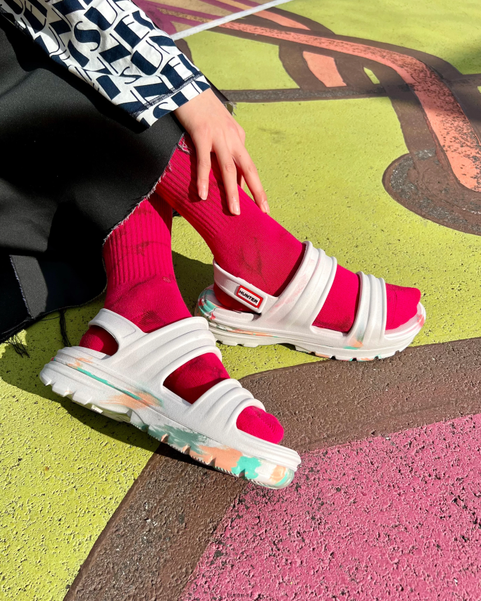 JP0D4D244 BLOOM Marble Sandal Hunter Women