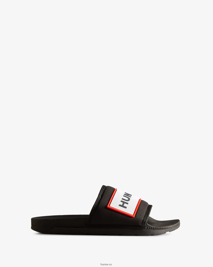 JP0D4D105 Neoprene Logo Slides Hunter Women