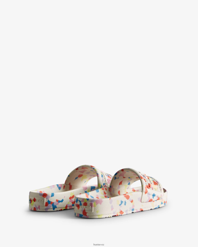 JP0D4D236 BLOOM Marble Slides Hunter Women