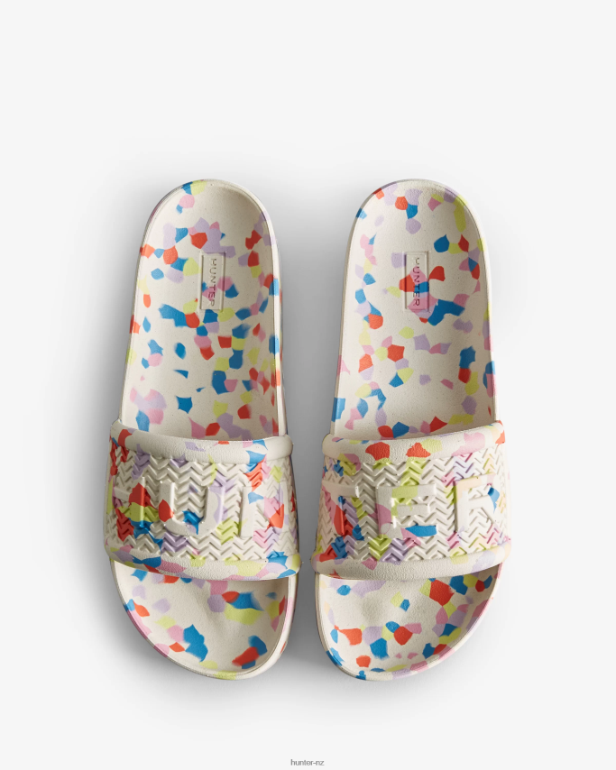 JP0D4D236 BLOOM Marble Slides Hunter Women