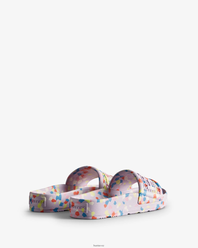 JP0D4D237 BLOOM Marble Slides Hunter Women