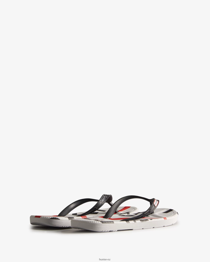 JP0D4D283 Exploded Logo Flip Flops Hunter Women