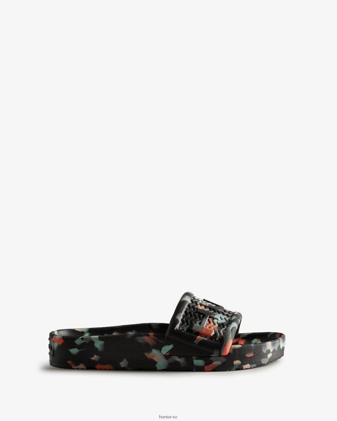 JP0D4D285 BLOOM Marble Slides Hunter Women