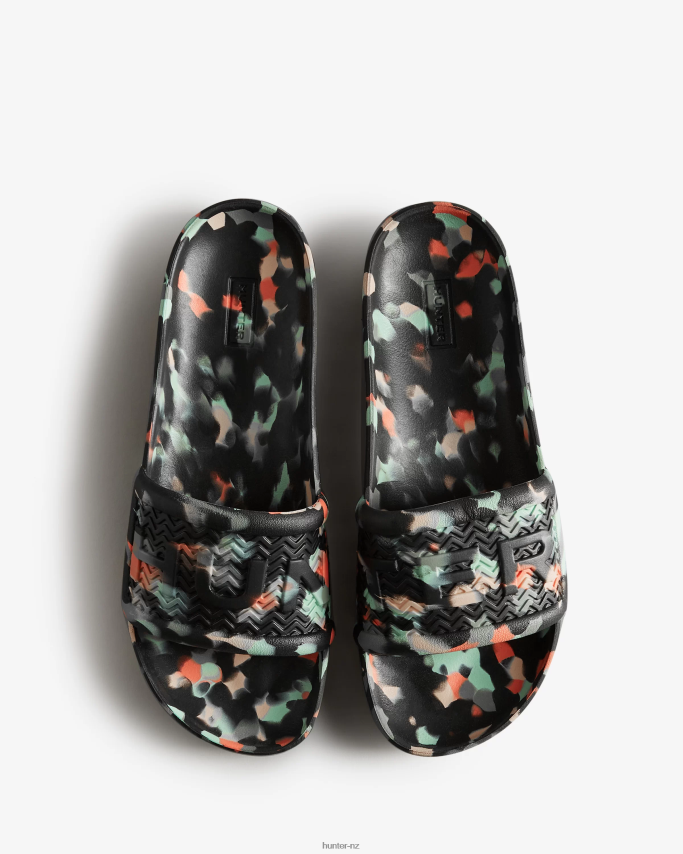 JP0D4D285 BLOOM Marble Slides Hunter Women