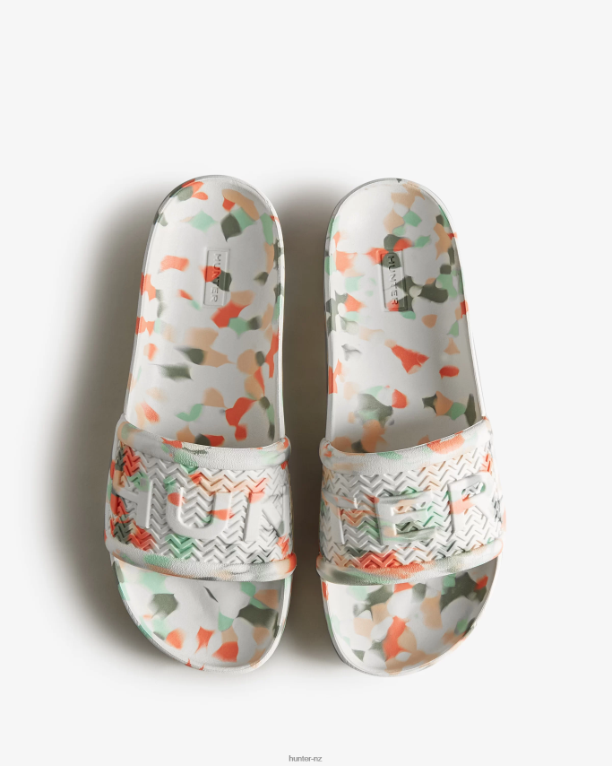 JP0D4D286 BLOOM Marble Slides Hunter Women
